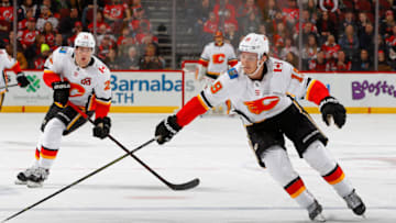 Matthew Tkachuk #19 of the Calgary Flames (Photo by Jim McIsaac/Getty Images)