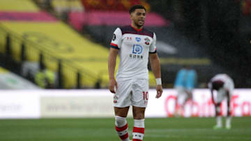 WATFORD, ENGLAND - JUNE 28: Che Adams of Southampton during the Premier League match between Watford FC and Southampton FC at Vicarage Road on June 28, 2020 in Watford, England. (Photo by Robin Jones/Getty Images)