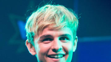LONDON, ENGLAND - OCTOBER 26: Otto Farrant during a panel chat about the new Alex Rider TV series on the during day 2 of the October MCM London Comic Con 2019 at ExCel on October 26, 2019 in London, England. (Photo by Ollie Millington/Getty Images)