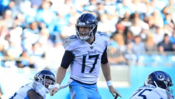 CHARLOTTE, NORTH CAROLINA - NOVEMBER 03: Ryan Tannehill #17 of the Tennessee Titans during their game at Bank of America Stadium on November 03, 2019 in Charlotte, North Carolina. (Photo by Streeter Lecka/Getty Images)