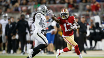 Richie James Jr. #13 of the San Francisco 49ers (Photo by Michael Zagaris/San Francisco 49ers/Getty Images)