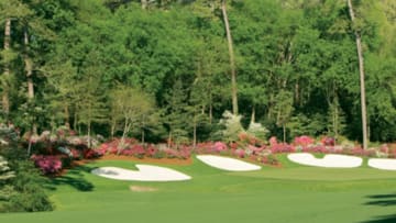 AUGUSTA, GA - APRIL 10: A general-view of the 13th hole during the completion of the third round of The Masters at the Augusta National Golf Club on April 10, 2005 in Augusta, Georgia. (Photo by David Cannon/Getty Images)