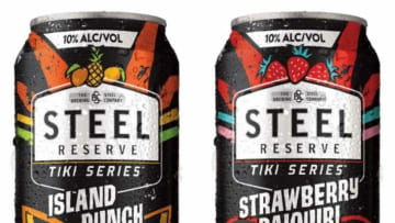 Steel Reserve Tiki Cans. Image courtey Steel Reserve