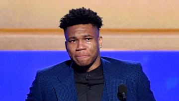 Giannis Antetokounmpo NBA Most Valuable Player, NBA Awards (Photo by Kevin Winter/Getty Images for Turner Sports)