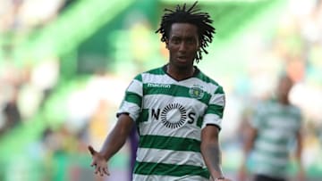 LISBON, PORTUGAL - JULY 29: Sporting CP forward Gelson Martins from Portugal reacts during the Five Violins Trophy match between Sporting CP and AC Fiorentina at Estadio Jose Alvalade on July 29, 2017 in Lisbon, Portugal. (Photo by Carlos Rodrigues/Getty Images)
