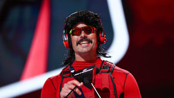 LAS VEGAS, NV - APRIL 29: Video game streamer Dr. DisRespect presents on stage during round three of the 2022 NFL Draft on April 28, 2022 in Las Vegas, Nevada. (Photo by Kevin Sabitus/Getty Images)