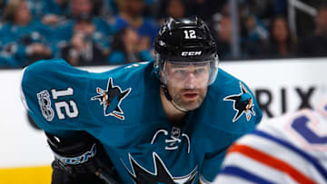 SAN JOSE, CA - APRIL 22: Patrick Marleau #12 of the San Jose Sharks skates against the Edmonton Oilers in Game Six of the Western Conference First Round during the 2017 NHL Stanley Cup Playoffs at SAP Center on April 22, 2017 in San Jose, California. (Photo by Rocky W. Widner/NHL/Getty Images)