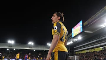 LONDON, ENGLAND - APRIL 10: Hector Bellerin of Arsenal during the Premier League match between Crystal Palace and Arsenal at Selhurst Park on April 10, 2017 in London, England. (Photo by Stuart MacFarlane/Arsenal FC via Getty Images)