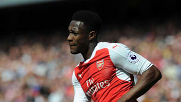 LONDON, ENGLAND - MAY 21: Danny Welbeck of Arsenal during the Premier League match between Arsenal and Everton at Emirates Stadium on May 21, 2017 in London, England. (Photo by David Price/Arsenal FC via Getty Images)
