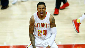 ATLANTA, GA - APRIL 22: Kent Bazemore