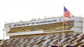 July 07, 2012; Daytona Beach, FL, USA; NASCAR Sprint Cup Series fans find their way to their seats prior to the Coke Zero 400 at Daytona International Speedway. Mandatory Credit: Brad Barr-USA TODAY Sports