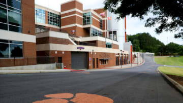 CLEMSON, SOUTH CAROLINA - JUNE 10: A view outside of Clemson Memorial Stadium on the campus of Clemson University on June 10, 2020 in Clemson, South Carolina. The campus remains open in a limited capacity due to the Coronavirus (COVID-19) pandemic. (Photo by Maddie Meyer/Getty Images)