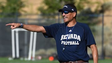Nevada Wolf Pack head football coach Jay Norvell is seen running practice on Aug. 2.Ren1brd 08 16 2018 Rgj 1 A00120180815img Ren Wolfpack Practic 2 1 I2mm0nk6 L1265592066img Ren Wolfpack Practic 2 1 I2mm0nk6