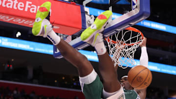 Jalen Duren #0 of the Detroit Pistons (Photo by Gregory Shamus/Getty Images)