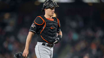 SEATTLE, WA - APRIL 19: Catcher J.T. Realmuto
