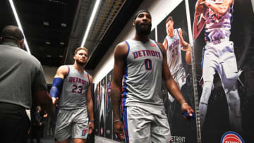 Detroit Pistons Blake Griffin and Andre Drummond. (Photo by Chris Schwegler/NBAE via Getty Images)