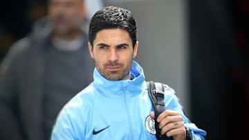LONDON, ENGLAND - APRIL 14: Mikel Arteta assistant manager of Manchester City arrives prior to the Premier League match between Crystal Palace and Manchester City at Selhurst Park on April 14, 2019 in London, United Kingdom. (Photo by Julian Finney/Getty Images)