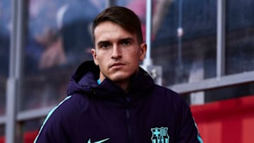 GIRONA, SPAIN - JANUARY 27: Denis Suarez of FC Barcelona before the La Liga match between Girona FC and FC Barcelona at Montilivi Stadium on January 27, 2019 in Girona, Spain. (Photo by Quality Sport Images/Getty Images)