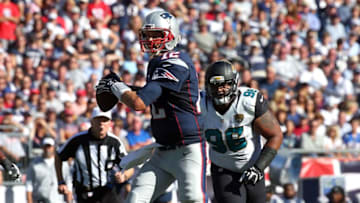 FOXBORO, MA - SEPTEMBER 27: Tom Brady