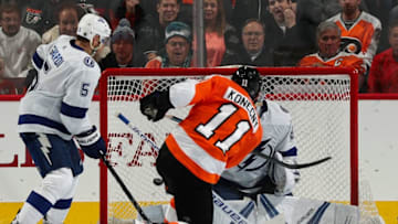 PHILADELPHIA, PA - JANUARY 25: Travis Konecny