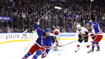 NEW YORK, NY - MAY 09: Mika Zibanejad