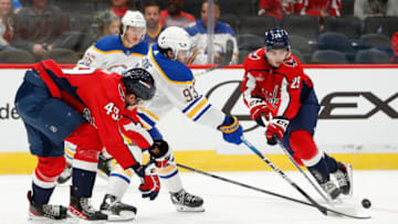 Brett Leason, Hendrix Lapierre, Washington Capitals Mandatory Credit: Amber Searls-USA TODAY Sports