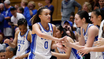 Duke basketball guard Celeste Taylor (Photo by Lance King/Getty Images)
