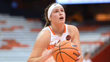 Tiana Mangakahia #4 of the Syracuse Orange (Photo by Rich Barnes/Getty Images)
