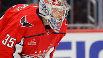 Darcy Kuemper, Washington Capitals Mandatory Credit: Geoff Burke-USA TODAY Sports