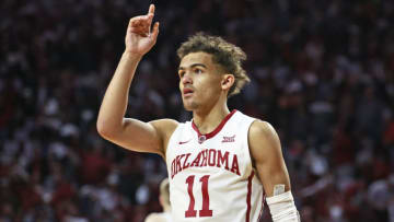 NORMAN, OK - FEBRUARY 17: Trae Young