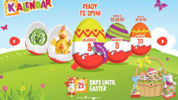 New Ferrero Kinder Kalender , photo provided by Ferrero