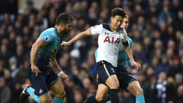 LONDON, ENGLAND - DECEMBER 03: Heung-Min Son of Tottenham Hotspur in action during the Premier League match between Tottenham Hotspur and Swansea City at White Hart Lane on December 3, 2016 in London, England. (Photo by Tony Marshall/Getty Images)