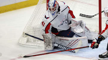 Vitek Vanecek, Washington Capitals Mandatory Credit: Timothy T. Ludwig-USA TODAY Sports