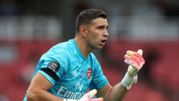 Emiliano Martinez, Arsenal (Photo by Mike Egerton/Pool via Getty Images)