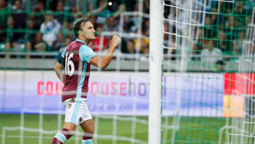 LJUBLJANA, SLOVENIA - JULY 28: Mark Noble of West Ham celebrates scoring a goal during the UEFA Europa League Third qualifying round first match between Domzale and West Ham at Stadion Stozice on July 28, 2016 in Ljubljana, Slovenia. (Photo by Srdjan Stevanovic West Ham United FC/West Ham United via Getty Images)