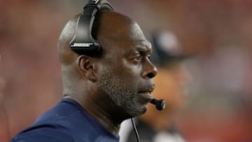 SANTA CLARA, CA - AUGUST 29: Head coach Anthony Lynn of the Los Angeles Chargers looks on from the sideline against the San Francisco 49ers during the third quarter of an NFL football game at Levi's Stadium on August 29, 2019 in Santa Clara, California. (Photo by Thearon W. Henderson/Getty Images)