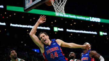 Bojan Bogdanovic #44 of the Detroit Pistons (Photo by Omar Rawlings/Getty Images)