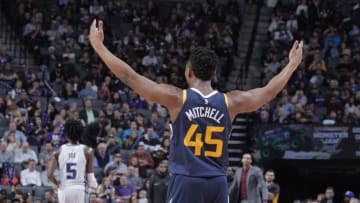 SACRAMENTO, CA - JANUARY 17: Donovan Mitchell