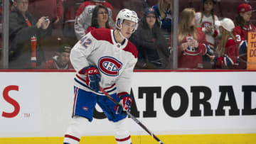 VANCOUVER, BC - DECEMBER 17: Lukas Vejdemo #42 of the Montreal Canadiens. (Photo by Rich Lam/Getty Images)