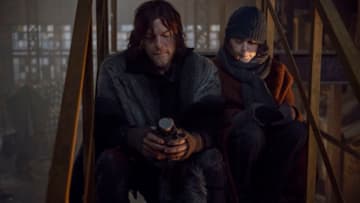 Norman Reedus as Daryl Dixon, Melissa McBride as Carol Peletier - The Walking Dead _ Season 9, Episode 16 - Photo Credit: Gene Page/AMC