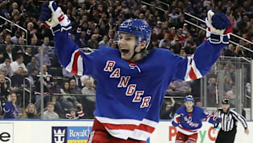 Lias Andersson, New York Rangers. (Photo by Bruce Bennett/Getty Images)