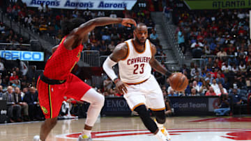 ATLANTA, GA - APRIL 9: LeBron James