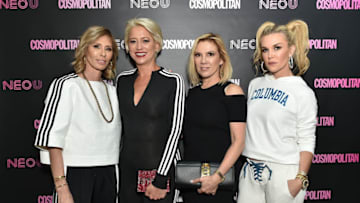 NEW YORK, NY - FEBRUARY 22: (L-R) Carole Radziwill, Dorinda Medley, Ramona Singer, and Tinsley Mortimer attend the opening of fitness space NEO U on February 22, 2018 in New York City. (Photo by Mike Coppola/Getty Images for Cosmo)