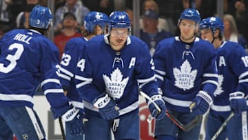 Auston Matthews of the Toronto Maple Leafs. (Photo by Claus Andersen/Getty Images)