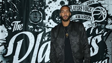 HOLLYWOOD, CALIFORNIA - JULY 09: Rudy Gobert attends the 2019 NBPA Players' Voice Awards at DREAM Hollywood on July 09, 2019 in Hollywood, California. (Photo by Phillip Faraone/Getty Images for National Basketball Players Association (NBPA))