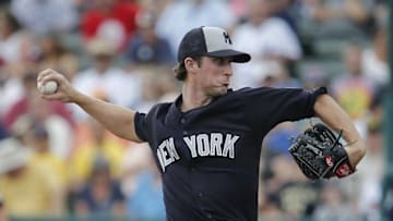 Mar 30, 2016; Lake Buena Vista, FL, USA; New York Yankees relief pitcher Bryan Mitchell (55) pitches during the eighth inning of a spring training baseball game against the Atlanta Braves at Champion Stadium. Mandatory Credit: Reinhold Matay-USA TODAY Sports