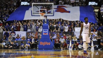 LAWRENCE, KS - FEBRUARY 19: Udoka Azubuike