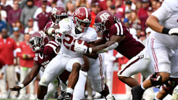 Najee Harris, Alabama Football (Photo by Logan Riely/Getty Images)
