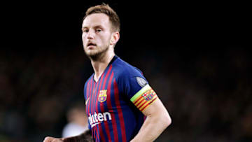 BARCELONA, SPAIN - DECEMBER 11: Ivan Rakitic of FC Barcelona during the UEFA Champions League match between FC Barcelona v Tottenham Hotspur at the Camp Nou on December 11, 2018 in Barcelona Spain (Photo by Jeroen Meuwsen/Soccrates/Getty Images)