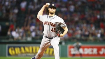 BOSTON, MA - SEPTEMBER 7: Gerrit Cole #45 of the Houston Astros (Photo by Adam Glanzman/Getty Images)